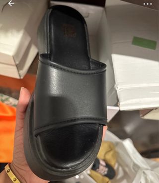Sandalias negras plataforma