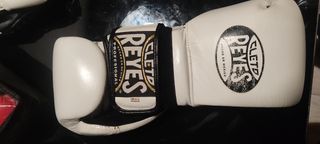 Guantes de Boxeo y Manoplas CLETOReyes Blancos/Neg