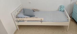 Cama Montessori Infantil Blanca Kritter