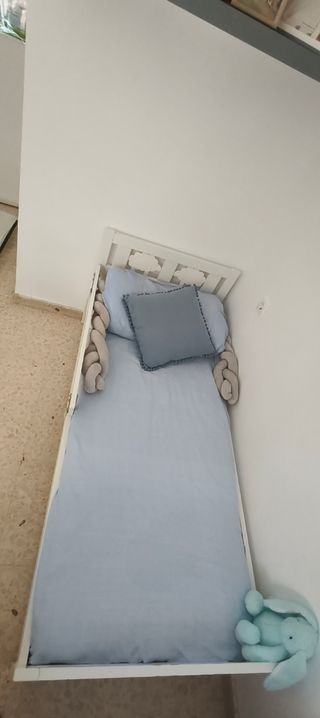 Cama Montessori Infantil Blanca Kritter