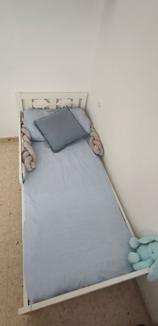 Cama Montessori Infantil Blanca Kritter