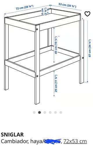 Cambiador de pañales IKEA