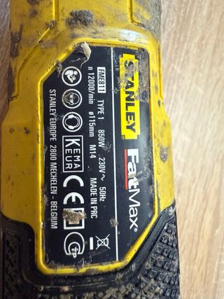 Amoladora Stanley Fatmax 850W