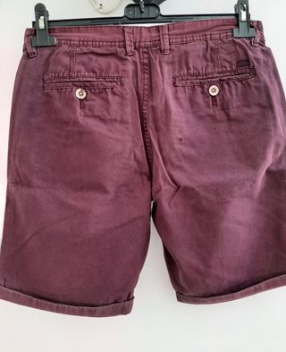 Bermuda uomo bordó.