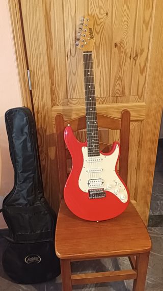 Guitarra Eléctrica Ashton Roja. Precio No Negociab