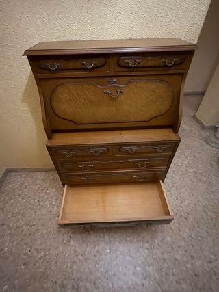 Escritorio de madera vintage