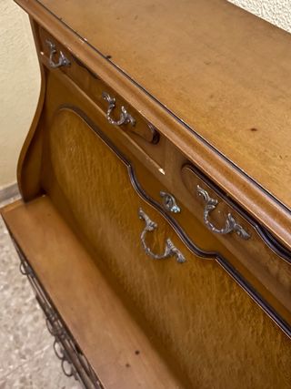 Escritorio de madera vintage