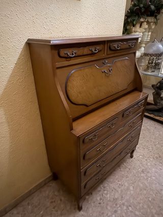Escritorio de madera vintage