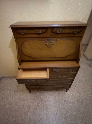 Escritorio de madera vintage