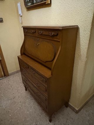 Escritorio de madera vintage