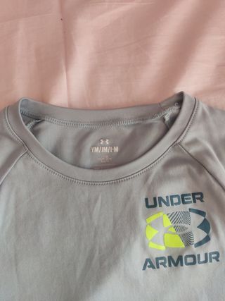 Camiseta Under Armour niña gris XS