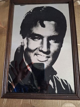 Dibujo Elvis Presley Marco Madera