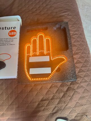 Luz de gesto con mando a distancia