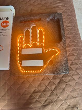 Luz de gesto con mando a distancia