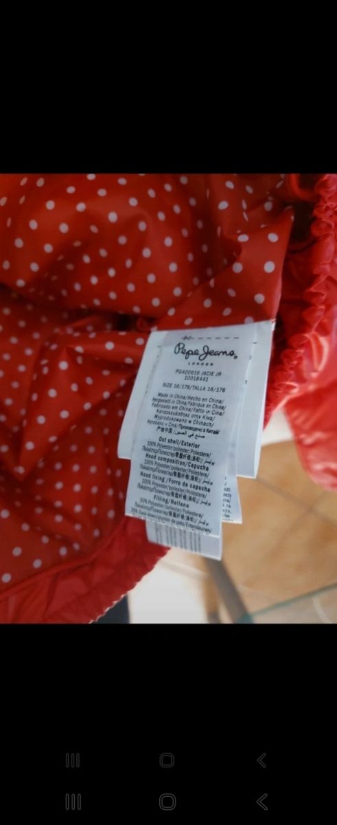 Chaqueta Pepe Jeans niña talla 16