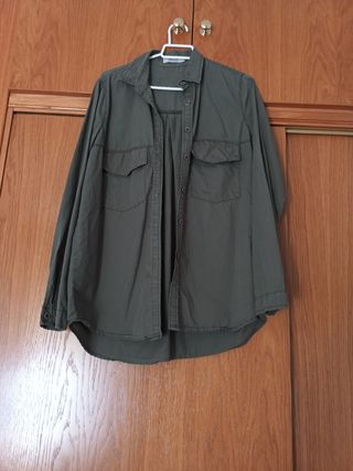 Camisa verde militar Bilin