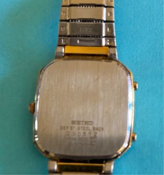 Reloj Seiko de pulsera analógico y digital
