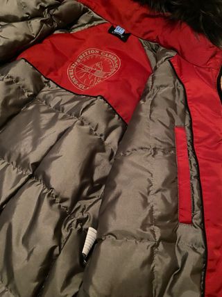 Parka Canadiens unisex rossa