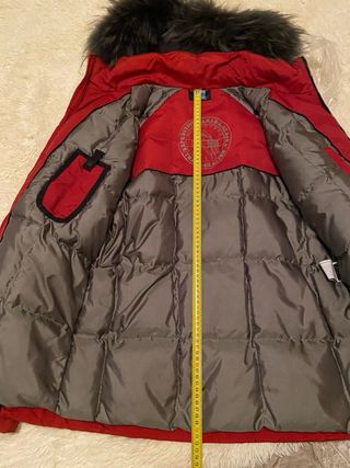 Parka Canadiens unisex rossa