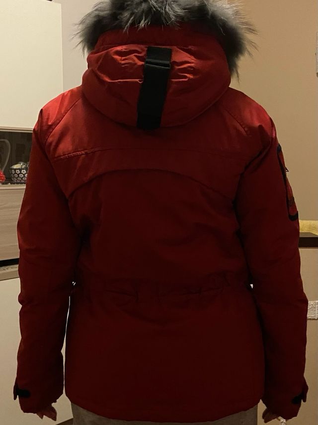 Parka Canadiens unisex rossa