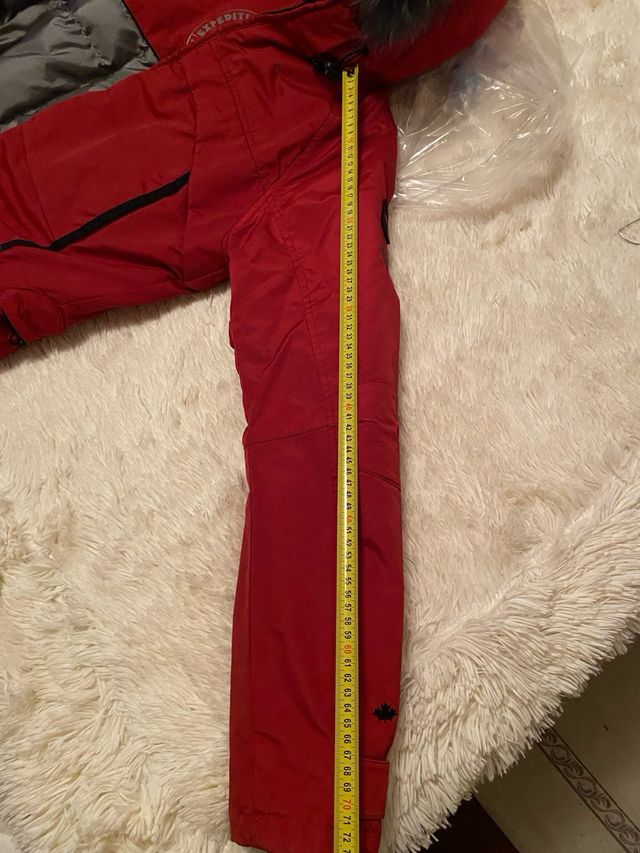 Parka Canadiens unisex rossa