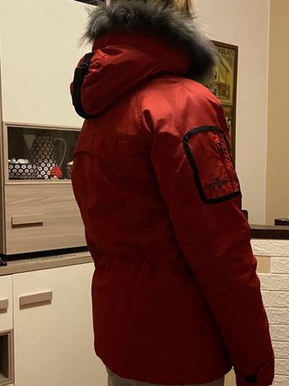 Parka Canadiens unisex rossa