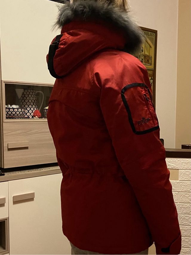 Parka Canadiens unisex rossa