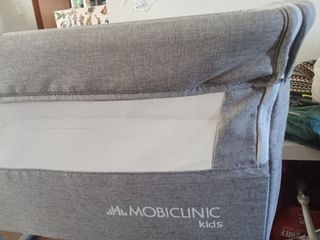 Cuna de colecho Mobiclinic Kids gris