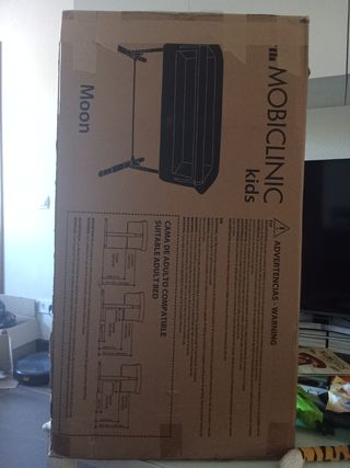 Cuna de colecho Mobiclinic Kids gris