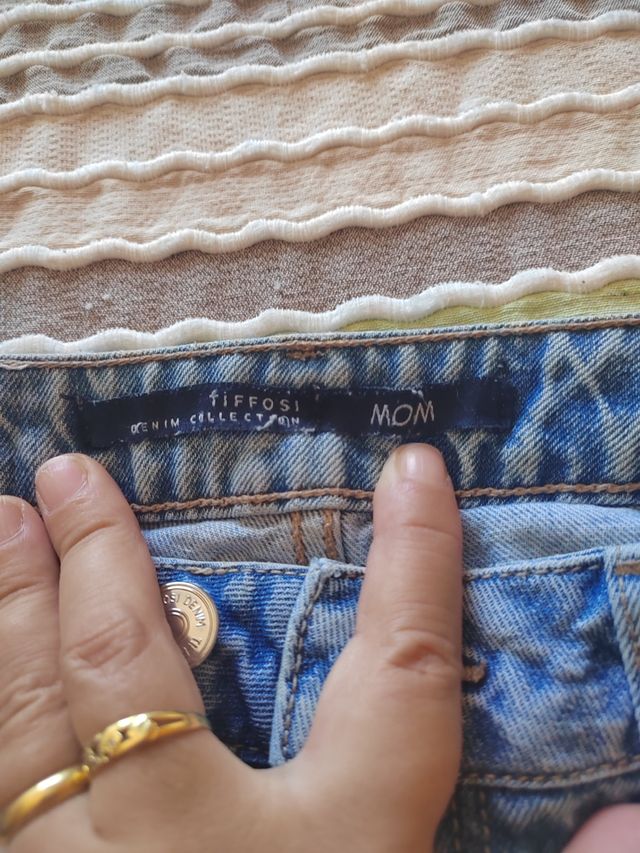 Vaqueros Tiffosi Mom Fit Talla M