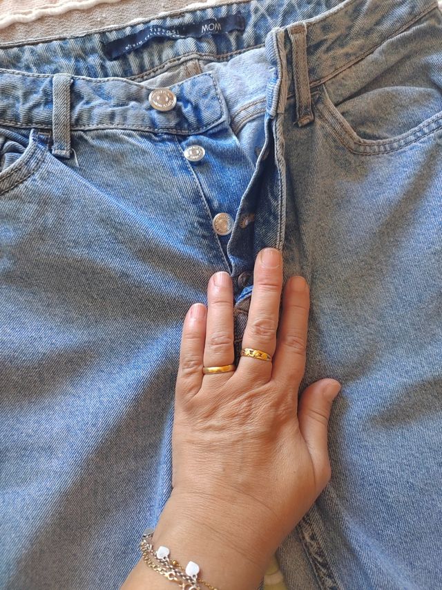 Vaqueros Tiffosi Mom Fit Talla M