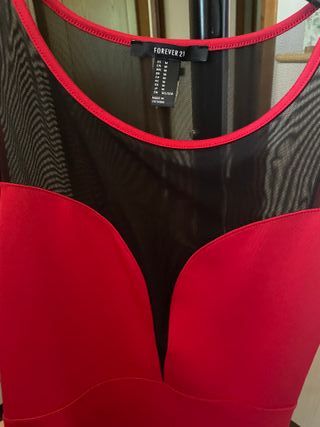 Vestito Forever 21 Rosso Taglia S