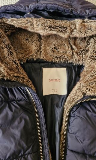 Plumífero azul Pull&Bear talla L