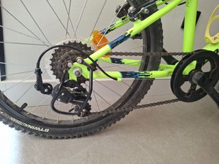 Bicicleta Rockrider ST500 niño 20 verde