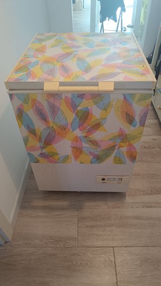 Arcón congelador decorado