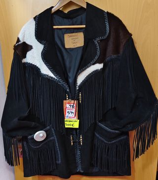 Chaqueta Indian Motorcycle Flecos Piel Toro XL