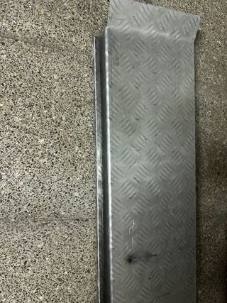 Rampa para moto de inoxidable