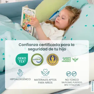 1 Barrera Cama Niño Anti Caídas