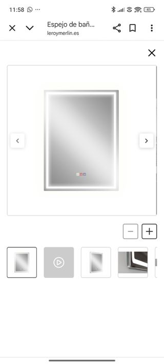 Espejo Slim 60x80