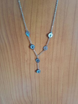 Collana vintage bigiotteria monete Lire