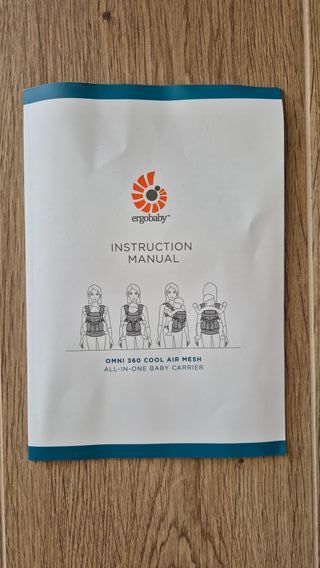 Mochila portabebe Ergobaby Omni 360 Gris