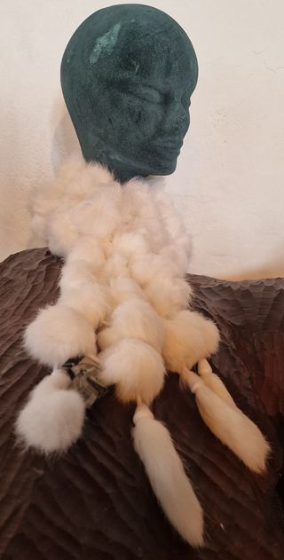 Estola Passigatti 100% Conejo Blanca