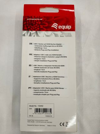 Adaptador USB C a HDMI equip 133452