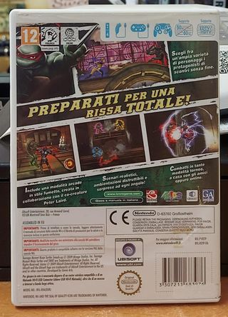Teenage Mutant Ninja Turtles Smash-Up Wii Italiano
