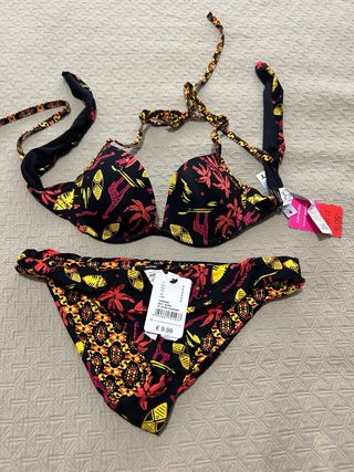 Bikini Tezenis estampado tropical Talla S