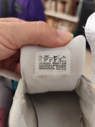 Zapatillas Nike niña talla 10C