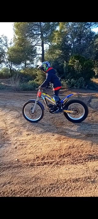 Moto de trial infantil 49cc
