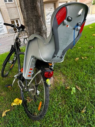 Bicicleta con sillita para niño