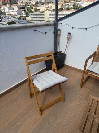 Muebles de terraza de madera