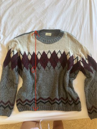 Jersey de rombos de Pull&Bear